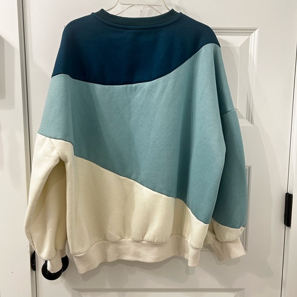 Terry Patchy Oversized Crewneck - Picture 3 of 4